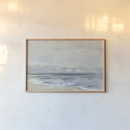 Stormy Morning by Silvia Vassileva. shown as a paper print in a natural frame. Available as a archival giclee rolled canvas, fine art paper, or poster print. SKU 77148i.