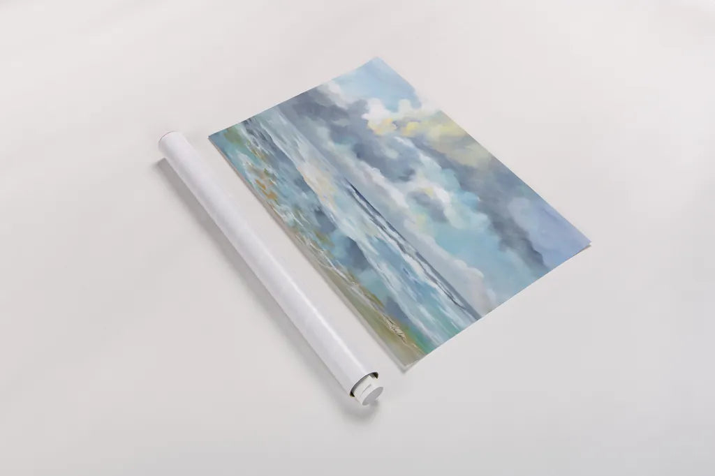 Summer Clouds by Silvia Vassileva. shown as a rolled paper print. Available as archival giclee rolled canvas, fine art paper, or poster print. SKU 74317i.