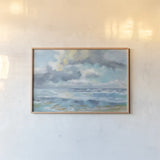 Summer Clouds by Silvia Vassileva. shown as a paper print in a natural frame. Available as a archival giclee rolled canvas, fine art paper, or poster print. SKU 74317i.
