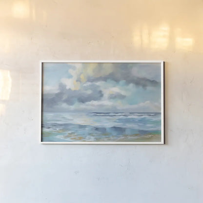 Summer Clouds by Silvia Vassileva. shown as a paper print in a white frame. Available as a archival giclee rolled canvas, fine art paper, or poster print. SKU 74317i.