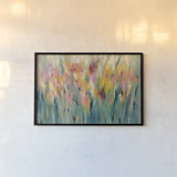 Summer Garden Joy by Silvia Vassileva. shown as a paper print in a black flame. Available as a archival giclee rolled canvas, fine art paper, or poster print. SKU 74914i.