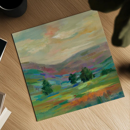 Summer Hues by Silvia Vassileva. Shown as a detailed flat fine art print, highlighting archival giclee quality. Available as an archival giclee rolled canvas, fine art paper, or poster print. SKU 21586a.