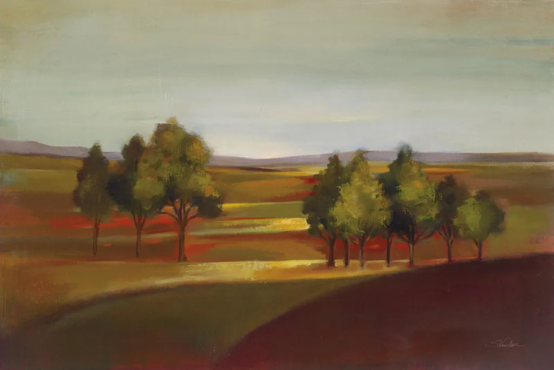 Summer Landscape by Silvia Vassileva. SKU 36218i. Archival Giclee Fine art print for wall decor.