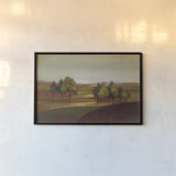 Summer Landscape by Silvia Vassileva. shown as a paper print in a black flame. Available as a archival giclee rolled canvas, fine art paper, or poster print. SKU 36218i.