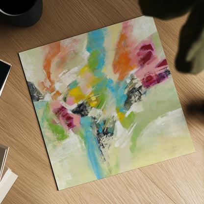 Summer Lunapark by Silvia Vassileva. Shown as a detailed flat fine art print, highlighting archival giclee quality. Available as an archival giclee rolled canvas, fine art paper, or poster print. SKU 65680a.