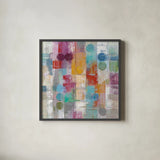 Summer Rain by Silvia Vassileva. Shown in a sleek black glass frame for a contemporary gallery look. Available as an archival giclee rolled canvas, fine art paper, or poster print. SKU 16628a.