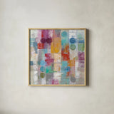 Summer Rain by Silvia Vassileva. Shown in a natural wood glass frame for a timeless modern aesthetic. Available as an archival giclee rolled canvas, fine art paper, or poster print. SKU 16628a.