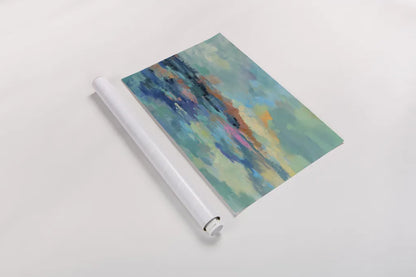 Summer Seaside by Silvia Vassileva. shown as a rolled paper print. Available as archival giclee rolled canvas, fine art paper, or poster print. SKU 60168i.