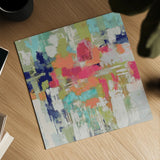 Summer Silk Road Bright by Silvia Vassileva. Shown as a detailed flat fine art print, highlighting archival giclee quality. Available as an archival giclee rolled canvas, fine art paper, or poster print. SKU 33627a.