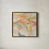 Summer Solstice by Silvia Vassileva. Shown in a sleek black glass frame for a contemporary gallery look. Available as an archival giclee rolled canvas, fine art paper, or poster print. SKU 90253a.