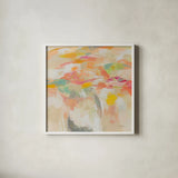 Summer Solstice by Silvia Vassileva. Shown in a crisp white glass frame for a clean and minimalist style. Available as an archival giclee rolled canvas, fine art paper, or poster print. SKU 90253a.