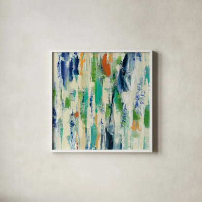 Sun Rays by Silvia Vassileva. Shown in a crisp white glass frame for a clean and minimalist style. Available as an archival giclee rolled canvas, fine art paper, or poster print. SKU 43415a.