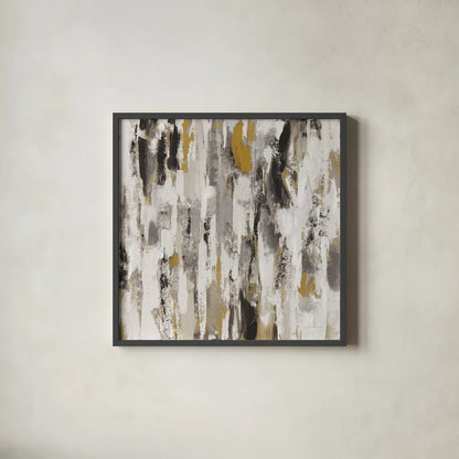 Sun Rays BW by Silvia Vassileva. Shown in a sleek black glass frame for a contemporary gallery look. Available as an archival giclee rolled canvas, fine art paper, or poster print. SKU 44870a.