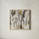 Sun Rays BW by Silvia Vassileva. Shown in a natural wood glass frame for a timeless modern aesthetic. Available as an archival giclee rolled canvas, fine art paper, or poster print. SKU 44870a.