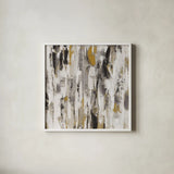 Sun Rays BW by Silvia Vassileva. Shown in a crisp white glass frame for a clean and minimalist style. Available as an archival giclee rolled canvas, fine art paper, or poster print. SKU 44870a.