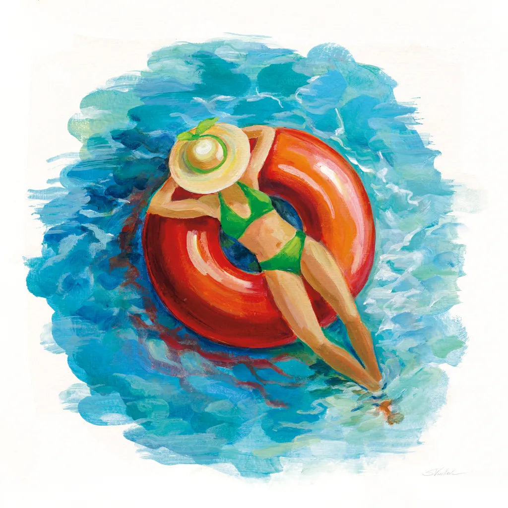 Sunbather I by Silvia Vassileva. SKU 62968a. Archival Giclee Fine art print for wall decor.