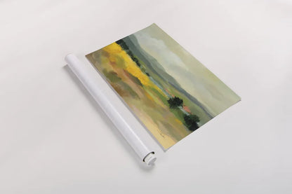 Sunflower Field by Silvia Vassileva. shown as a rolled paper print. Available as archival giclee rolled canvas, fine art paper, or poster print. SKU 74318i.