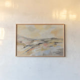 Sunlit Riverside by Silvia Vassileva. shown as a paper print in a natural frame. Available as a archival giclee rolled canvas, fine art paper, or poster print. SKU 95716i.