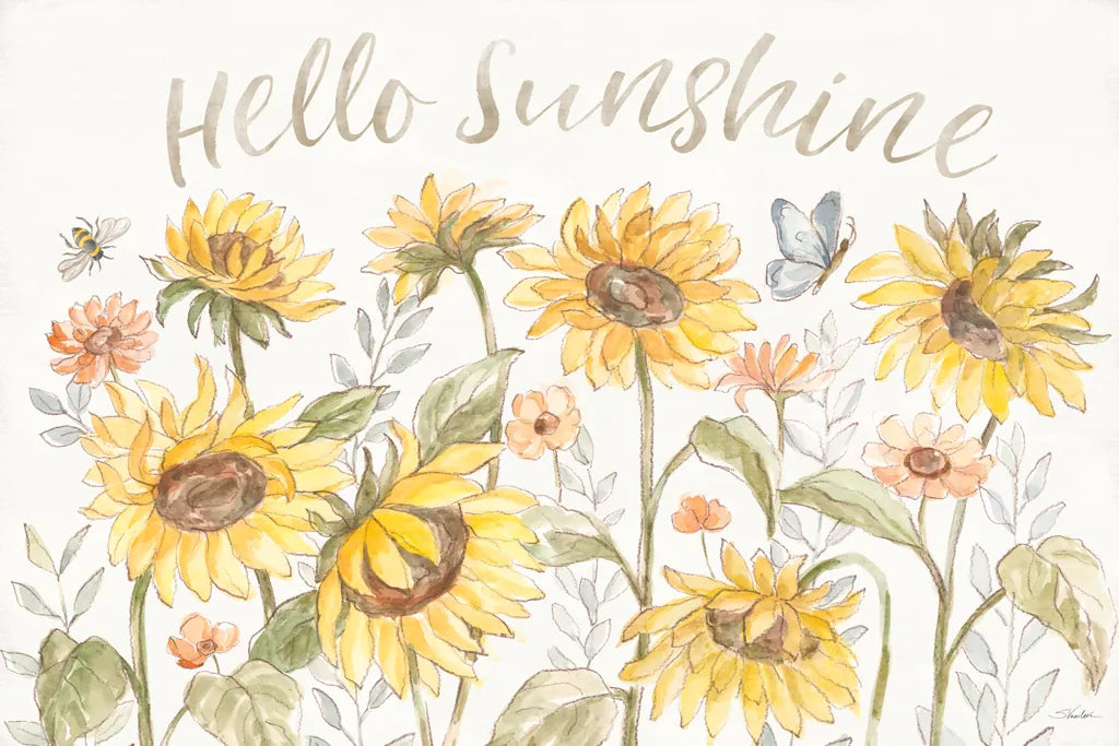 Sunny Blooms I by Silvia Vassileva. SKU 92351i. Archival Giclee Fine art print for wall decor.