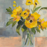 Sunny Floral II by Silvia Vassileva. SKU 99712a. Archival Giclee Fine art print for wall decor.