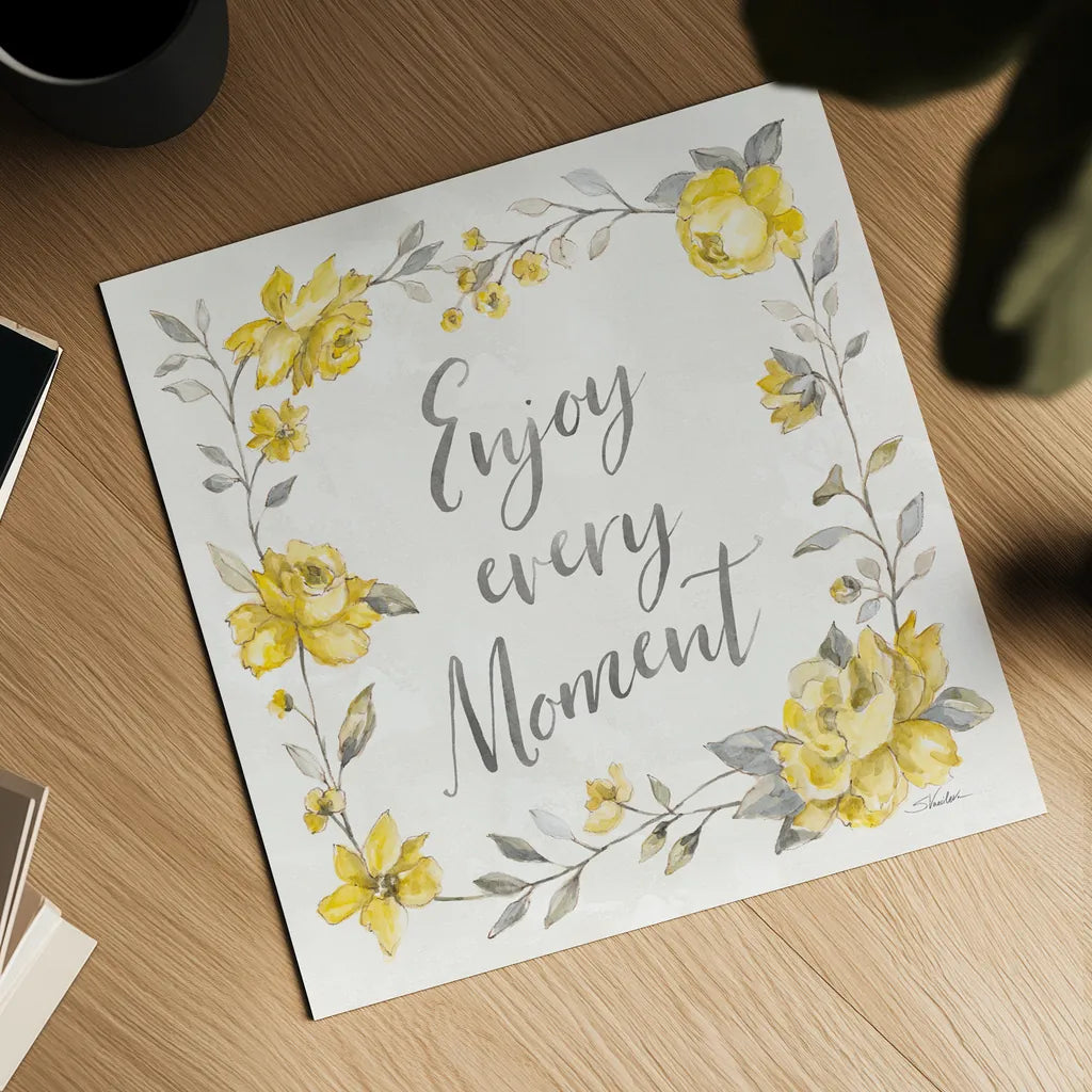 Sunny Roses III by Silvia Vassileva. Shown as a detailed flat fine art print, highlighting archival giclee quality. Available as an archival giclee rolled canvas, fine art paper, or poster print. SKU 71053a.