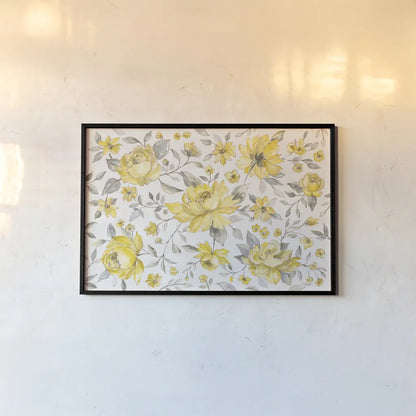 Sunny Roses IV by Silvia Vassileva. shown as a paper print in a black flame. Available as a archival giclee rolled canvas, fine art paper, or poster print. SKU 71054i.