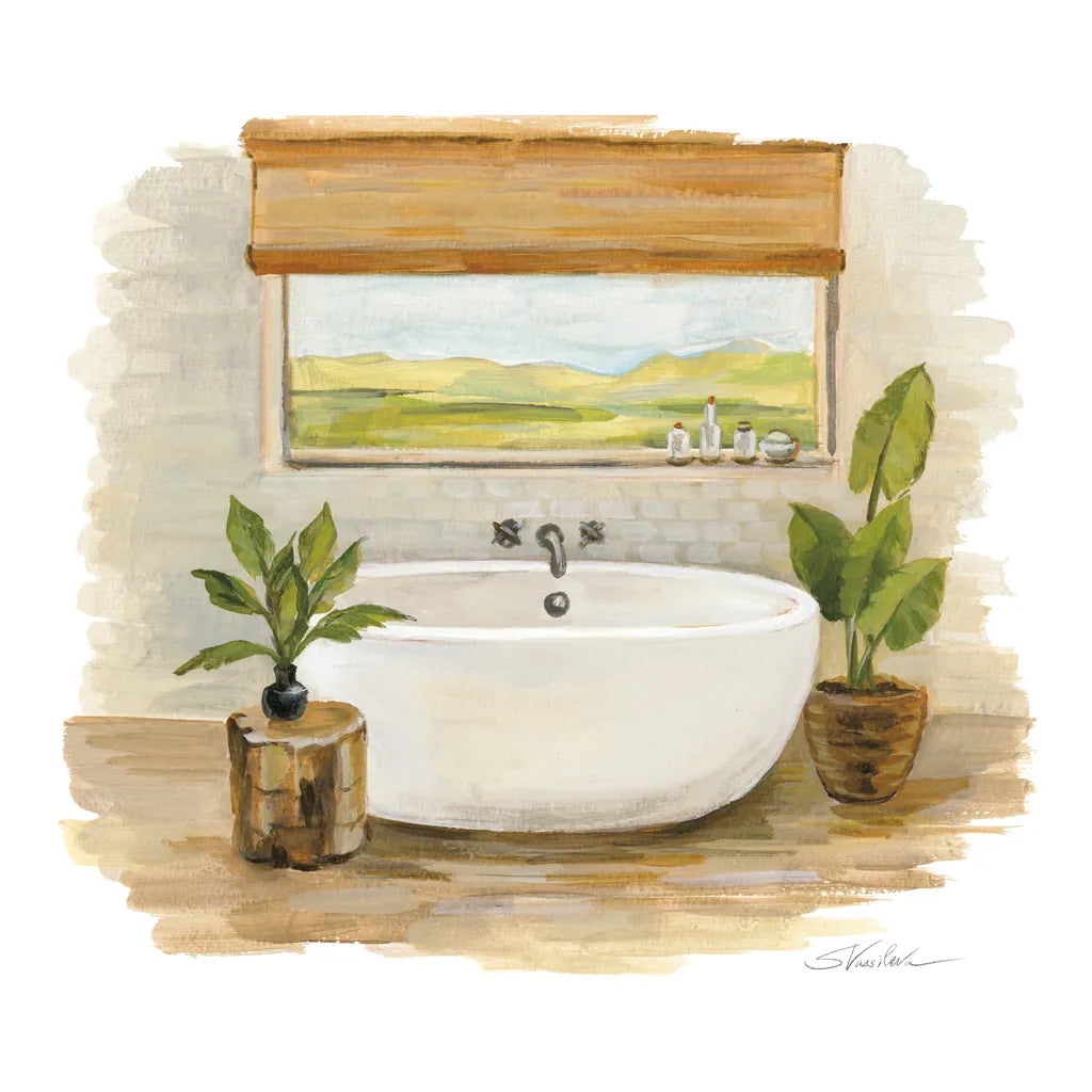 Sunny Spa II by Silvia Vassileva. SKU 62198a. Archival Giclee Fine art print for wall decor.