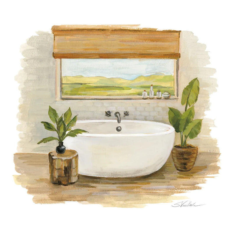 Sunny Spa II by Silvia Vassileva. SKU 62198a. Archival Giclee Fine art print for wall decor.