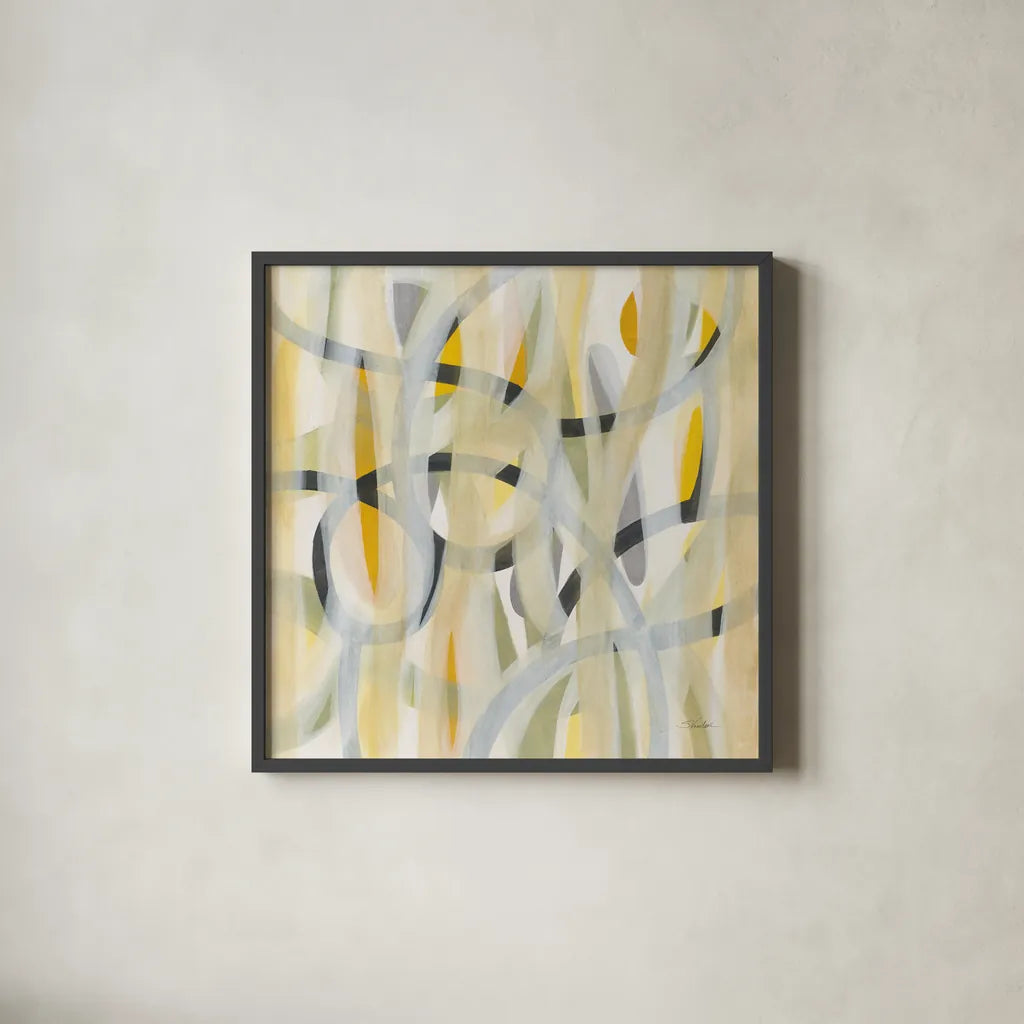 Sunny Window by Silvia Vassileva. Shown in a sleek black glass frame for a contemporary gallery look. Available as an archival giclee rolled canvas, fine art paper, or poster print. SKU 69145a.