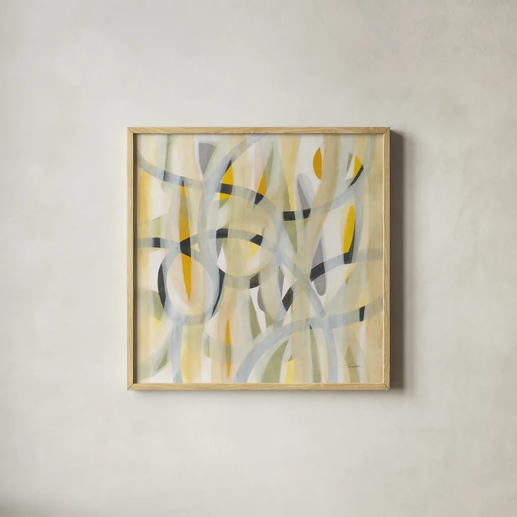 Sunny Window by Silvia Vassileva. Shown in a natural wood glass frame for a timeless modern aesthetic. Available as an archival giclee rolled canvas, fine art paper, or poster print. SKU 69145a.