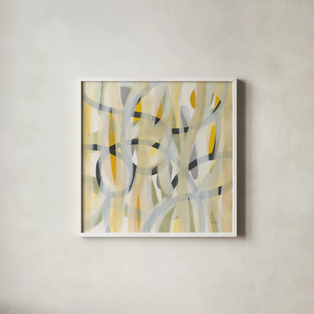 Sunny Window by Silvia Vassileva. Shown in a crisp white glass frame for a clean and minimalist style. Available as an archival giclee rolled canvas, fine art paper, or poster print. SKU 69145a.
