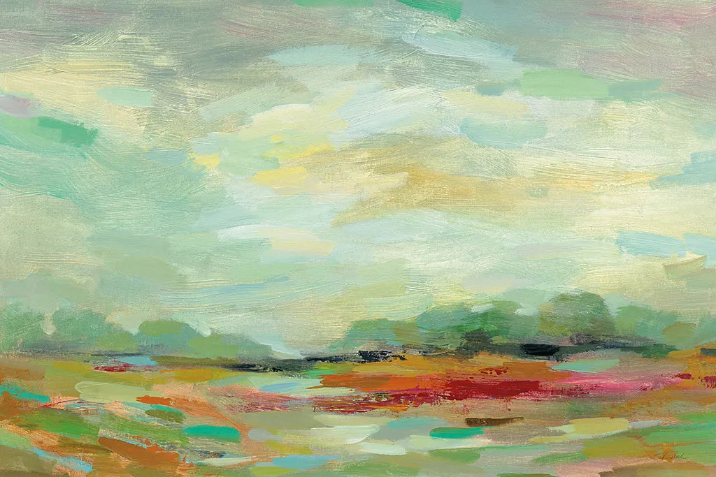 Sunrise Field by Silvia Vassileva. SKU 27123i. Archival Giclee Fine art print for wall decor.