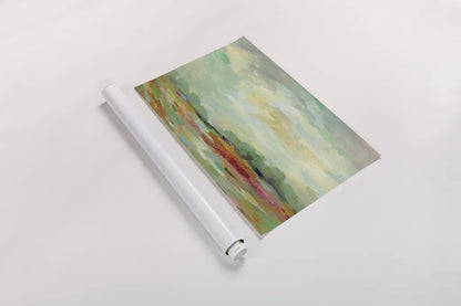 Sunrise Field by Silvia Vassileva. shown as a rolled paper print. Available as archival giclee rolled canvas, fine art paper, or poster print. SKU 27123i.