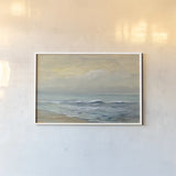 Sunrise Over the Sea by Silvia Vassileva. shown as a paper print in a white frame. Available as a archival giclee rolled canvas, fine art paper, or poster print. SKU 71290i.