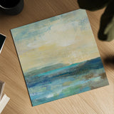 Sunset Beach I by Silvia Vassileva. Shown as a detailed flat fine art print, highlighting archival giclee quality. Available as an archival giclee rolled canvas, fine art paper, or poster print. SKU 16048a.