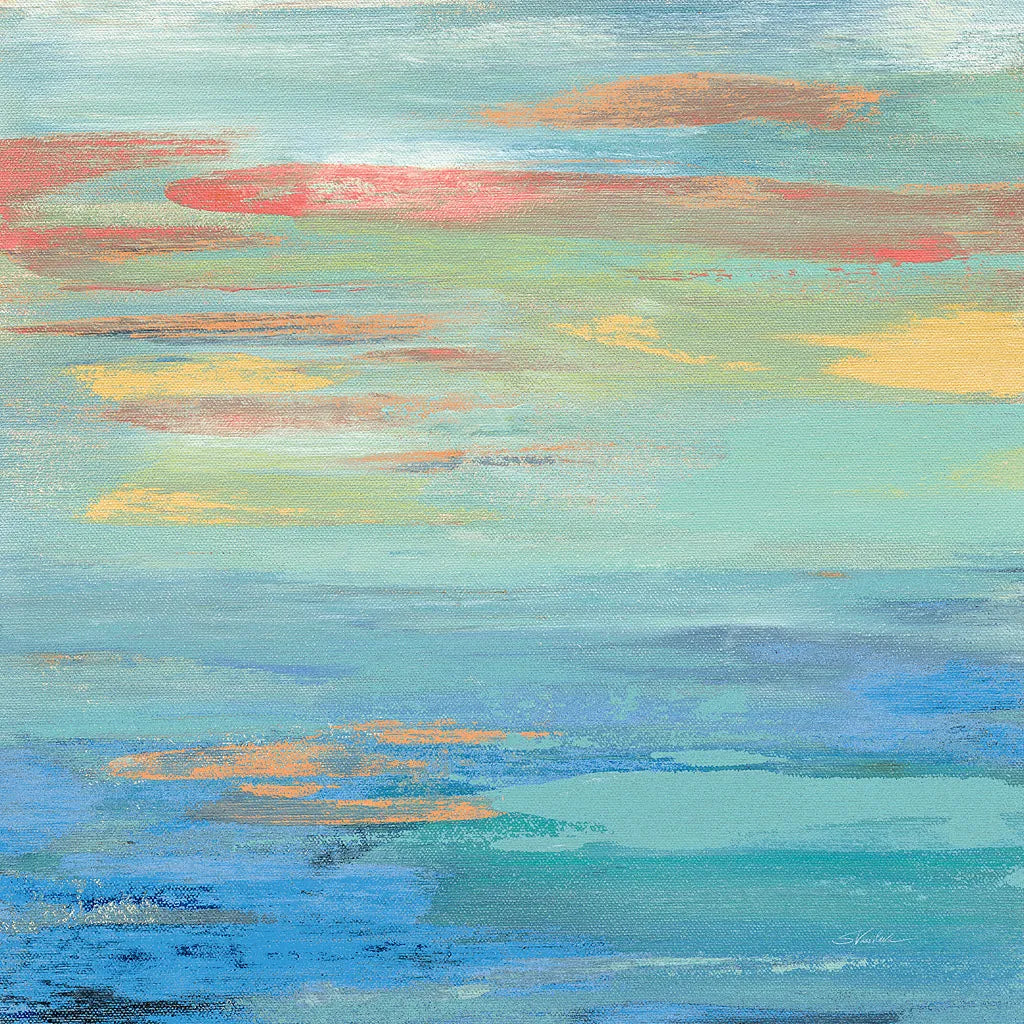 Sunset Beach I Bright by Silvia Vassileva. SKU 33629a. Archival Giclee Fine art print for wall decor.