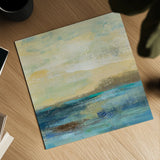 Sunset Beach II by Silvia Vassileva. Shown as a detailed flat fine art print, highlighting archival giclee quality. Available as an archival giclee rolled canvas, fine art paper, or poster print. SKU 16049a.