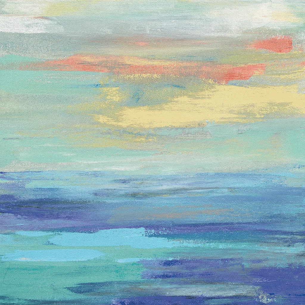 Sunset Beach II Bright by Silvia Vassileva. SKU 33630a. Archival Giclee Fine art print for wall decor.