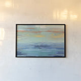 Sunset Beach III by Silvia Vassileva. shown as a paper print in a black flame. Available as a archival giclee rolled canvas, fine art paper, or poster print. SKU 28162i.
