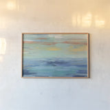 Sunset Beach III by Silvia Vassileva. shown as a paper print in a natural frame. Available as a archival giclee rolled canvas, fine art paper, or poster print. SKU 28162i.