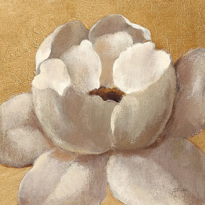 Sunset Flower II on Gold by Silvia Vassileva. SKU 29085a. Archival Giclee Fine art print for wall decor.