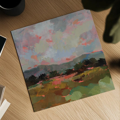 Sunset Hues II by Silvia Vassileva. Shown as a detailed flat fine art print, highlighting archival giclee quality. Available as an archival giclee rolled canvas, fine art paper, or poster print. SKU 100279a.