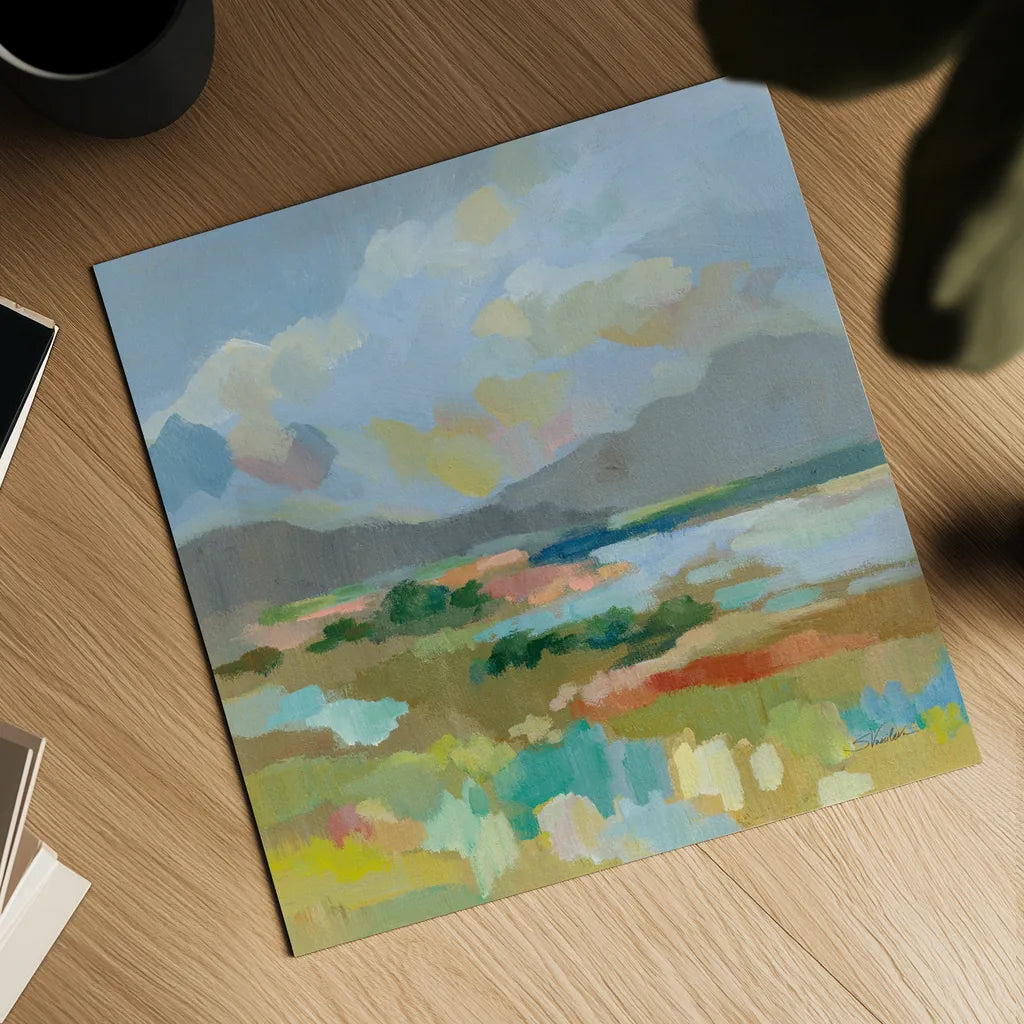 Sunshine by Silvia Vassileva. Shown as a detailed flat fine art print, highlighting archival giclee quality. Available as an archival giclee rolled canvas, fine art paper, or poster print. SKU 84816a.