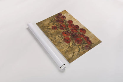 Sunshine Florals by Silvia Vassileva. shown as a rolled paper print. Available as archival giclee rolled canvas, fine art paper, or poster print. SKU 2713i.