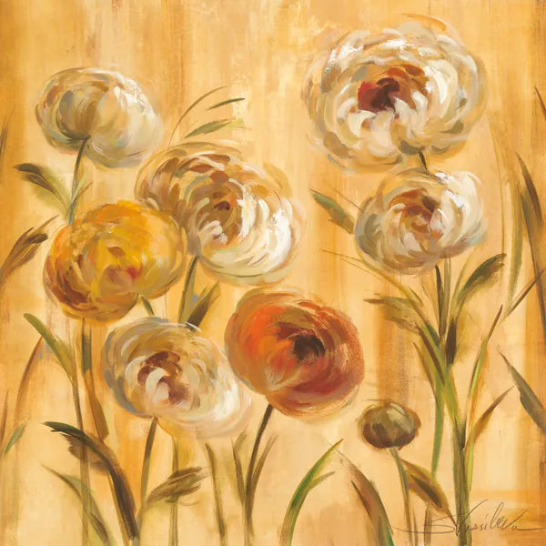 Sunshine Mums II by Silvia Vassileva. SKU 5204a. Archival Giclee Fine art print for wall decor.