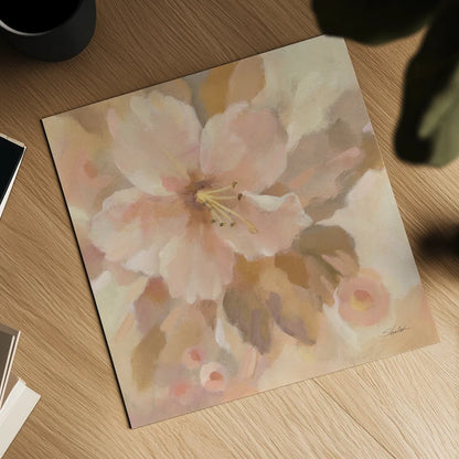 Sweet Boho Flower I by Silvia Vassileva. Shown as a detailed flat fine art print, highlighting archival giclee quality. Available as an archival giclee rolled canvas, fine art paper, or poster print. SKU 72108a.