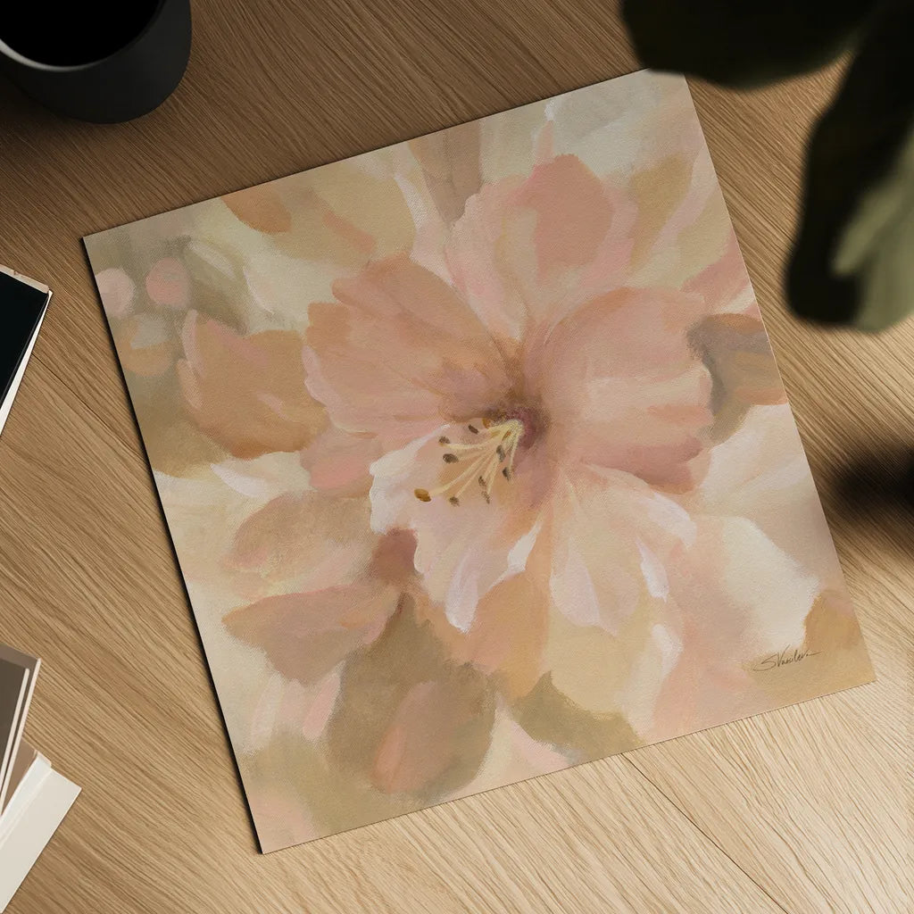 Sweet Boho Flower II by Silvia Vassileva. Shown as a detailed flat fine art print, highlighting archival giclee quality. Available as an archival giclee rolled canvas, fine art paper, or poster print. SKU 72109a.