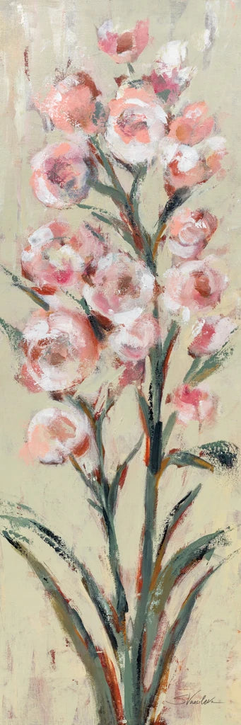 Tall Blush Flowers II by Silvia Vassileva
