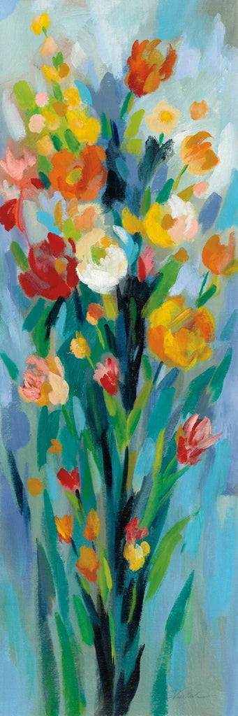 Tall Bright Flowers II by Silvia Vassileva