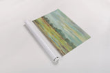 Teal Forest by Silvia Vassileva. shown as a rolled paper print. Available as archival giclee rolled canvas, fine art paper, or poster print. SKU 24572i.